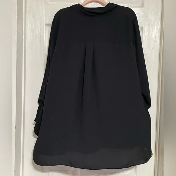 Lane Bryant 26/28 Sheer Tunic Top - Picture 2 of 4